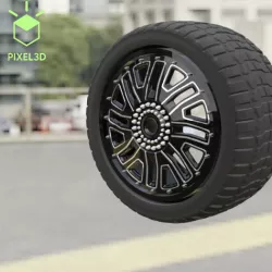 WHEEL FOR CUSTOM TRUCK 12jun-R1 (FRONT AND DUALLY WHEEL BACK)