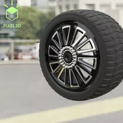 WHEEL FOR CUSTOM TRUCK 12jun-R2 (FRONT AND DUALLY WHEEL BACK)