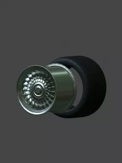 Wheels custom model car