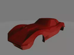 WIP - Chevrolet Corvette ZR1 1970 - Turbo Racing Body Shell 1:76 C71 (RX7)