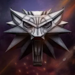 Witcher Medallion for 3d printing