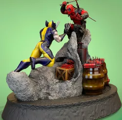 Wolverine vs Deadpool Base