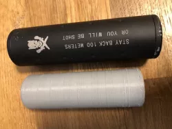 28mm Diameter full inner baffle for short suppressor