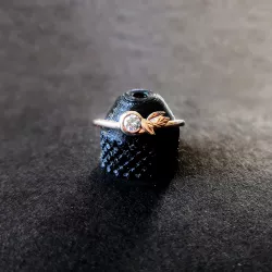 3D printed engagement gold ring
