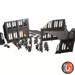 750p Black Crusader Space Soldiers Army for Grimdark Future