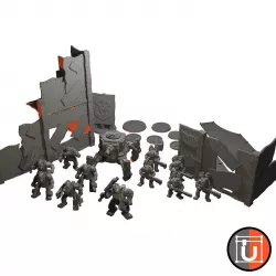 750p Ork Army for Grimdark Future #2