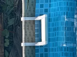 Above ground pool shelf updated