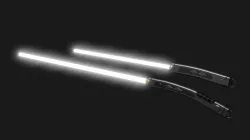 Ahsoka Tano white lightsabers cosplay 3d print star wars