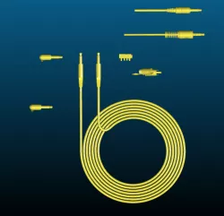 Audio jack 3.5mm male and female various types - Export from GRABCAD