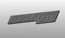 badge golf gti mk1