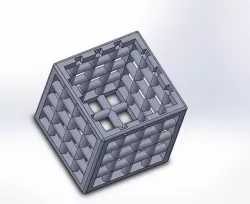 Ball trap cube