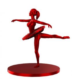 Archivo STL Pirouette Spinner / Tabla de giro de ballet 🩰・Modelo