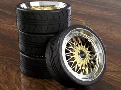 BBS RM rim with brakes and pneu