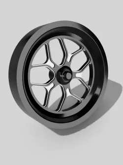Billet Specialties Drag Wheel Comp 7 Front