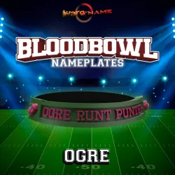 BLOODBOWL 2020 NAMEPLATES OGRES (includes starplayers)