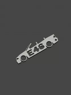 bmw e46 cabrio keychain