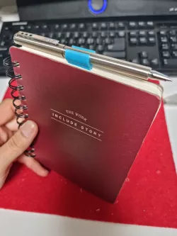 bookmark with pen holder