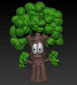 cartoon tree