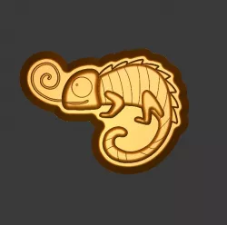 Chameleon Stl File