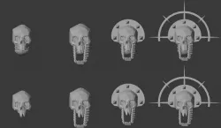Chaotic Faceless Uncreated Heads for BattleYell