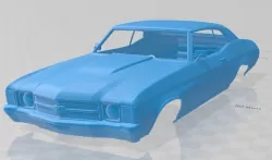 Chevelle SS 454 LS5 convertible 1971 Printable Body Car