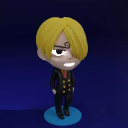 Chibi 3D Vinsmoke Sanji