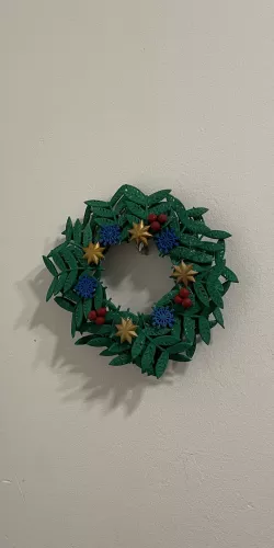 Christmas tree wreath decoration