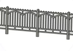 concrete fence