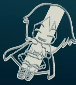 Cookie cutter Ruby Rose Chibi