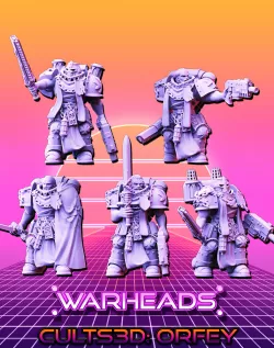 Crusader Knights Swords and Pistols Squad (5 fanatical brothers)!