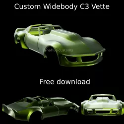 Custom Widebody C3 Vette