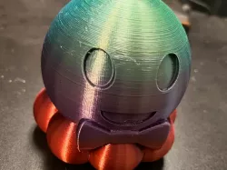 Cute Octopus W/ Bow Tie