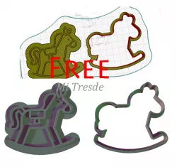 Cutting rocking horse