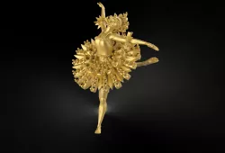dancing girl1 cad file