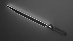 Dark Saber - Mandalorian cosplay LEd lightsaber 3D print model