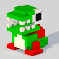 Dig Dug - Green Monster