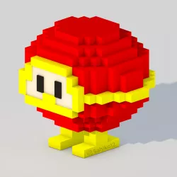 Dig Dug - Red Monster