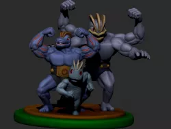 Diorama Pokemon Evolution
