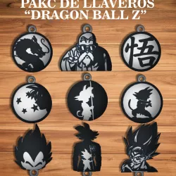 DRAGON BALL Z" / KEY CHAIN KEYCHAIN PACK