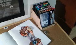drawing table Marker/Material box