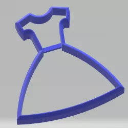Dress Cookie Cutter (Mad Tea Party Collection)