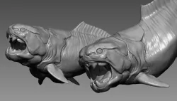 Dunkleosteus - 3D Printable Prehistoric Creature - 3 Poses 3D print model