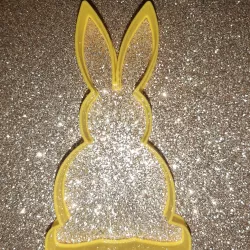 Easter bunny cutter alfajor, cookies, cookies, cookies, easter fondant 2021