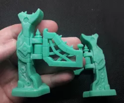 Fantasy fence door