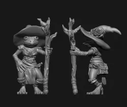 Female frog mage (remake)