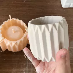 Fluted plant pot mold - Geometric Pot