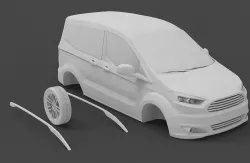FORD COURIER 3D PRINT MODEL