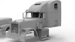 Freightliner Fld 120 , 120 classic and long v16 hood 1/24