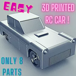 FULLY 3D PRINTED RC CAR