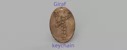Giraf keychain
